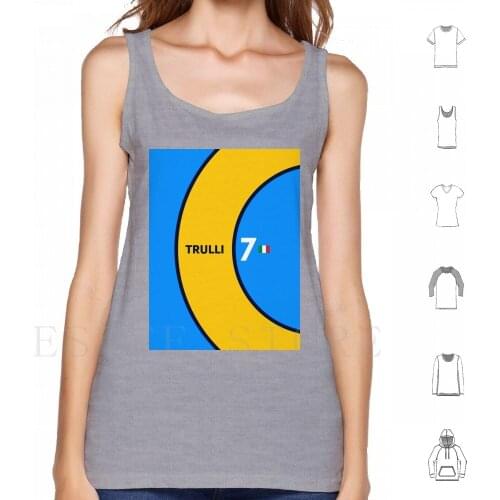 2004-#7 Trulli Tank Tops Vest Sleeveless Racing Motorsport Cars Sport Trulli Jarno Trulli Italy
