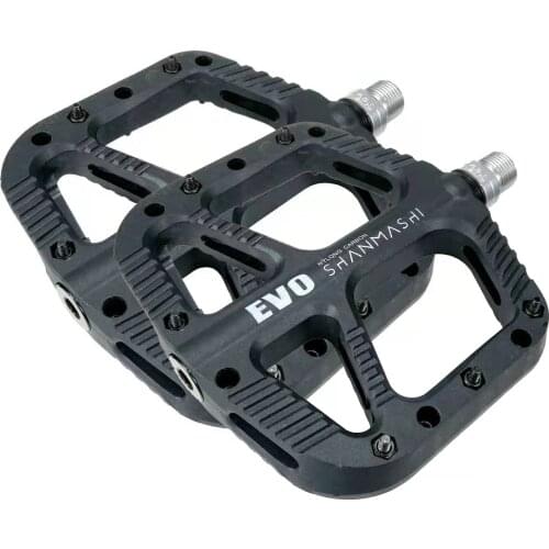2021 Newer Bicycle Pedal Sealed Bearing Wide Nylon Pedals Anti-slip Cycle Ultralight Cycling Mountain MTB Bike Pedal Accessory