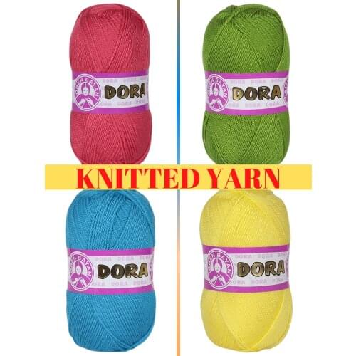 Acrylic Knitted Yarn - 39 Color Options - 270 Meters(100gr) - Oren Bayan Dora - Sweater - Cardigan - Amigurumi - Doll - Shawl - Home Textile - Accessory Materials - Hat - Vests- Booties - DIY
