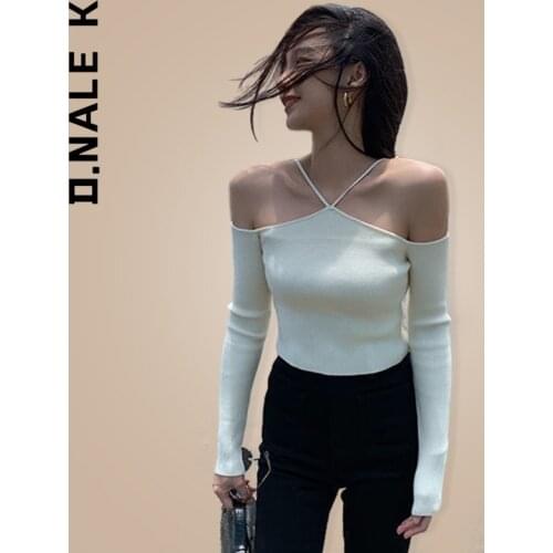 Женские пуловеры с открытыми плечами D.NALE K China At AliExpress