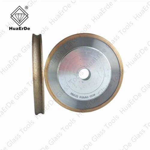 HuaErDe Sintered glass stone ceramic grinding wheel for shaped round diamond sinter wheel.100/150x22xPE3/4/5/6/8/10/12/15/19mm