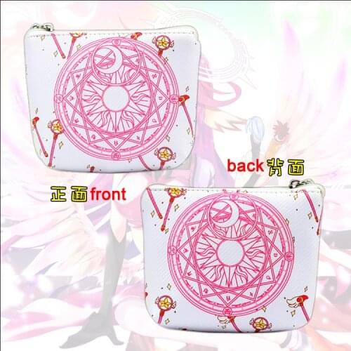 Anime CARDCAPTOR SAKURA Penny Purse Coin Bag Change Wallet