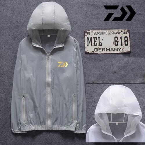 Daiwa Quick Dry Fishing Clothing Long Sleeve Shirt Summer Quick-Drying Breathable Anti-UV Sun Protection Fishing Jacket