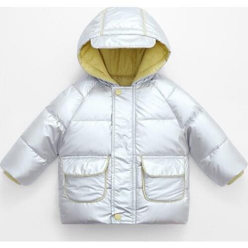 2020 Boy Winter Coat Solid Hoodies Jacket For Girls New Childrens Jacket Childrens Clothing From 2 To 6 Years Boy Outfits