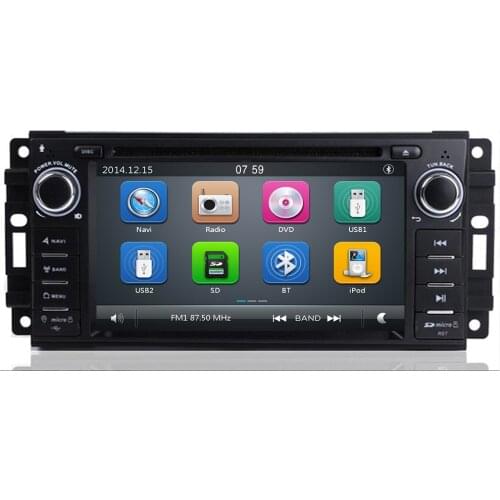 Best Car DVD GPS Radio Navigation For Jeep Cherokee Compass Commander Wrangler/DODGE Caliber/Chrysler C300 SWC