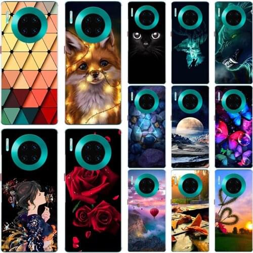 Fashion Printed Soft TPU Case For Huawei Mate 30 20 20X Pro Lite LYA-AL00 Coqu Fundas For Huawei Nova 5i Pro Phone Case Cover