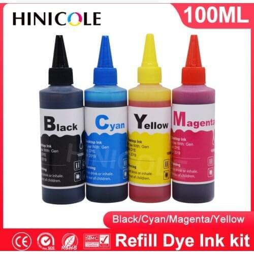 Hinicole 4 Color Bottle Ink Refill Kit For Canon PG445XL PG 445 PG-445 PG445 CL 446 PG 440 PG440 PG-440 CL 441 XL Printer Ink
