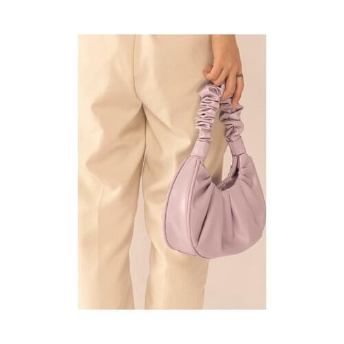 NEW Shoulder Bags Women 2020 New Korean Handbag Pu Leather Fold Coulds Underarm Bag Chic Dumplings Package Tote Bolsas Feminina