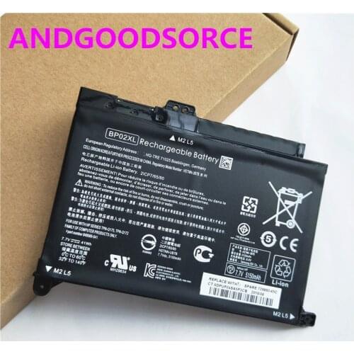 Original BP02XL Laptop Battery For HP Pavilion Notebook PC 15-AU010WM AU018WM 849909-850 849569-421 HSTNN-LB7H UB7B BP02041XL
