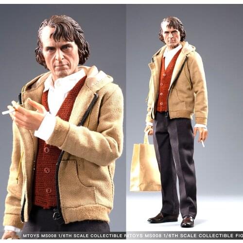 Full set In stock MTOYS MS008 1:6 ClownThe Joker Arthur Fleck Joaquin Casual Wear Ver. Figure Toy 12" Figure body Model Toys