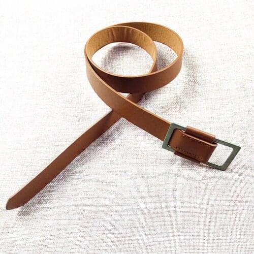 Women Belt Fashion Waist Belt PU Leather Metal Buckle Pin Belts For Ladies Leisure Dress Jeans Wild Waistband