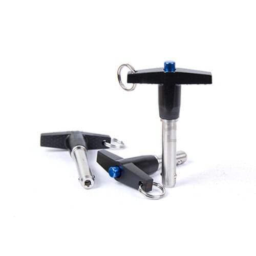 1pcs M12 T type Button type pin Quick loading and unloading components Diameter 12mm Steel ball lock Stainless steels 45-80mm L