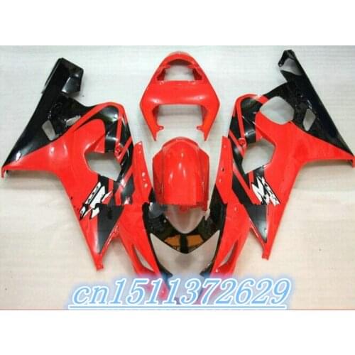 Dor-high quality red black Fairing kit fit for YZF 2003-2005 R6 body kits YZF R6 03 04 05 high grade fairings set D