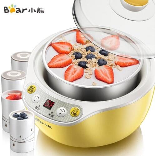 Yogurt Maker Electrical 220v Cheese machine 1L Mini fermentation tank home made Rice Wine Cheese Maker kitchen appliances 4 pots