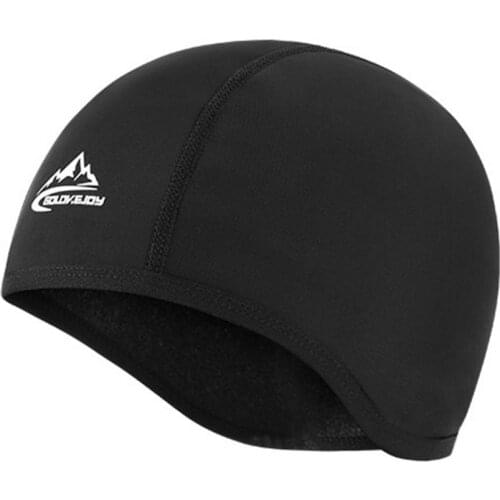 Winter Fleece Warm Cycling Caps For Man & Woman MTB Bike Hats Outdoor Sports Snow Skull Cap Helmet Liner Windproof