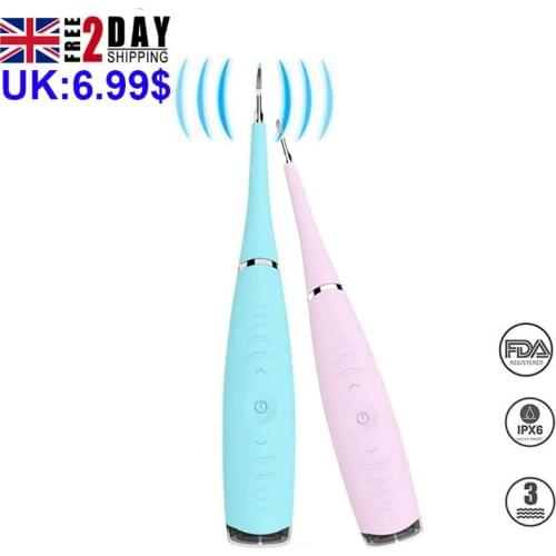 Sonic Dental Scaler Calculus Plaque Remover Tool Kit Tooth Stains Tartar Tongue Clean Tool Dentist Whiten Teeth Health Hygiene