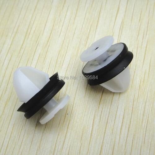 100PCS For CITROEN C2 C8 C3 C4 Picasso Peugeot 307 206 508 DOOR PANEL TRIM CARD CLIPS INTERIOR Fits 10mm Hole