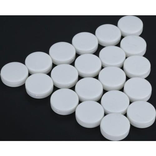 20Pcs 32mm/1.26inch Toy Rattle Box Repair Fix Toy Noise Maker Insert Pet Baby Bell White Plastic Squeaker Toy