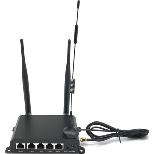 4G LTE High Power OpenWRT 300Mbps Industrial CarWiFi Wireless Router Extender Strong Signal Suport 28usersCompatible Module LTE