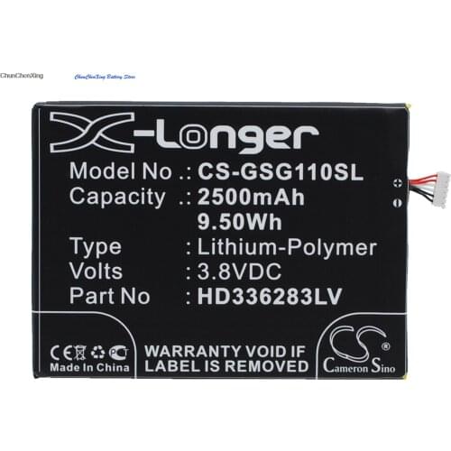 Cameron Sino 2500mAh Battery HD336283PLV for GSmart Guru G1