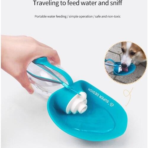 Dog Accessories Cats Water Fountain Bottle Bowls Drinkers Summer Car Travel Leaf Cup Portable Outdoor Drinking Going Out Goods