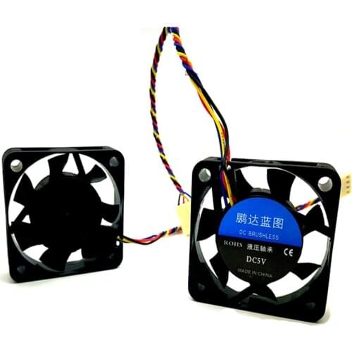 40MM Hydrulic bearingNew Fluid bearing 23000RPM High speed 40mm Fan 4cm 40x40x10mm Fan DC5V 0.3A for 3D printer Graphics card Co