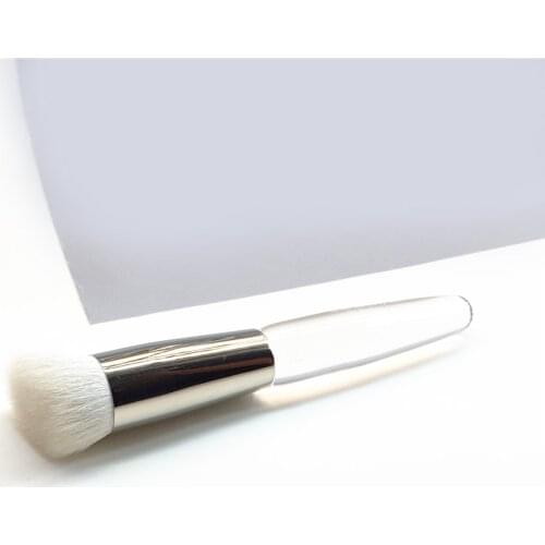 Perfect Face Brush 71 - Soft A++ Goat Hair All-in-one Angled Brush for Foundation Powder Cream bronzer highlighter blush