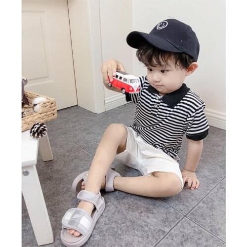 Fashion Striped Children Clothing Sets Toddler Boy Clothes Sets Kids Outfits T-shirt+Shorts 2 Pieces Boys Clothes For 1-5 Age