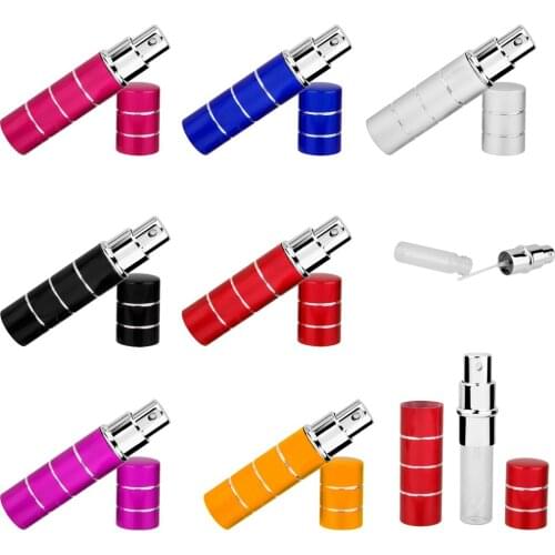 Small Perfume Bottle Refillable, 10ml Fragrance Atomizer Empty Bottle with Spray - 7 Color