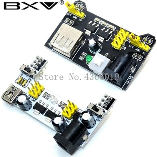 MB102 Breadboard Power Supply Module /MB102 white Breadboard Dedicated Power Module 2-way 3.3V 5V MB-102 Solderless Bread Board