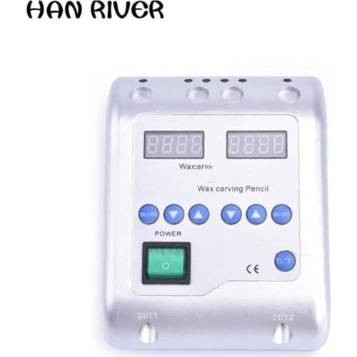 A set of high quality laboratory equipment electric carving wax knife machine double pen 6 wax tips wax carving pen massage