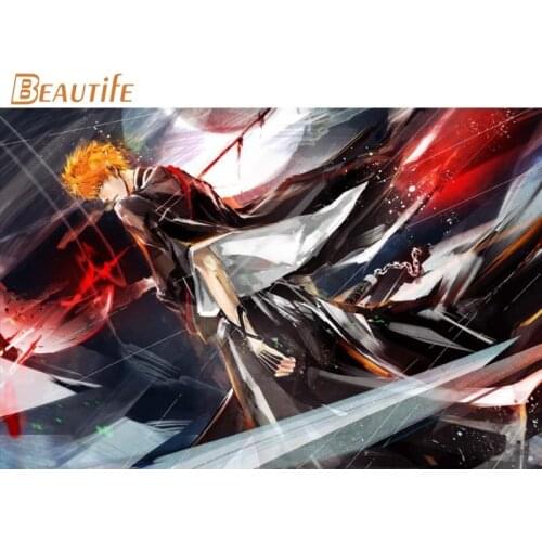 New Arrival BLEACH Anime Custom Poster Home Decoration Fashion Silk Fabric Wall Poster Customize Poster