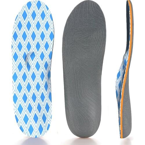 Memory Foam Plantar Fasciitis Arch Support Insoles Ease Foot Pain for Flat Feet Foot Men and Women Shoe Orthotic Inserts