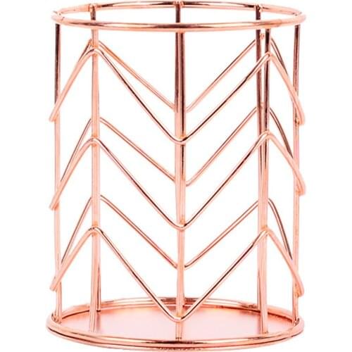 Hollow Pen Pencil Brush Pot Holder Makeup Brushes Storage Desk Organiser Container Organizer Stationery