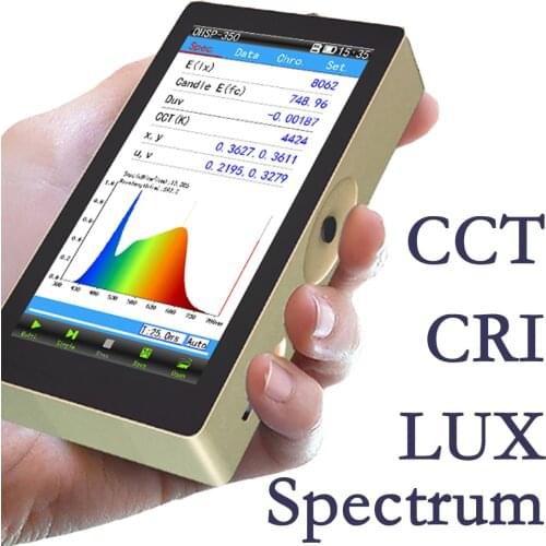 OHSP350C Portable Spectrometer CCT CRI Lux test meter