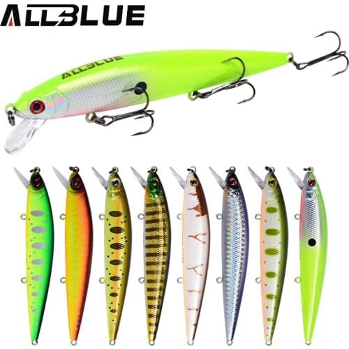 ALLBLUE SABO 110SP Fishing Lure 110mm 13.6g Suspend Jerkbait Minnow Amigo Wobbler Depth 0.6-1m Bass Pike Bait Fishing Tackle