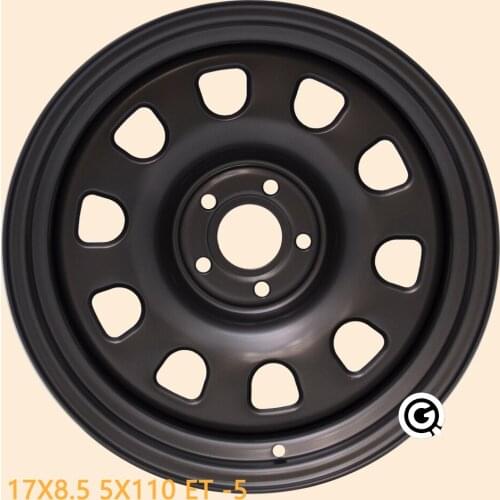 17inch steel wheel 17X8.5J 5holes 5X110 offset -5 compass car wheels SUV rims deep lip