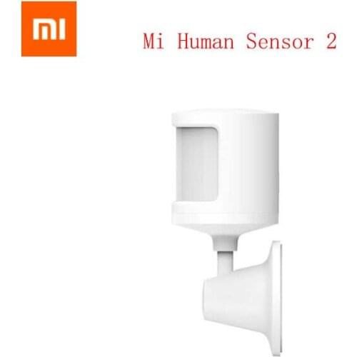 Original Xiaomi Motion Sensor 2 Human Body Sensitive Ambient Light Dark Transducer Bracket Bluetooth Mesh Work With Mijia App