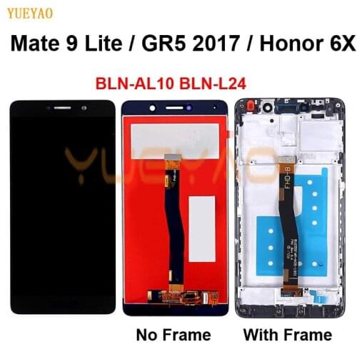 Mate 9 Lite LCD For Huawei Mate 9 Lite Display With Frame 5.5" Honor 6X GR5 2017 Display BLN-AL10 BLN-L24 LCD Screen