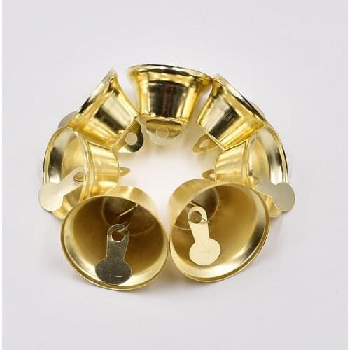 Golden Jingle Bells, Small Bell Mini Bells Bulk for Christmas, Party & Festival Decorations and Jewelry Making