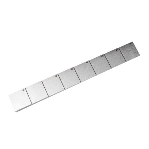 1-8mm Steel 8 Step Calibration Block for Ultrasonic Thickness Meter