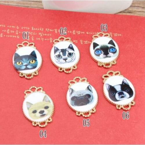 10pcs/lot Korean alloy animal pig enamel charms bracelet pendant for necklace keychain DIY jewelry accessories handmade fitting