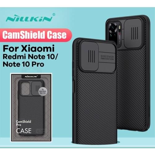 For Xiaomi Redmi Note 10 Pro Case For Redmi Note 10 Case NILLKIN CamShield Camera Case For Redmi Note 10 s For Redmi Note 10 5G