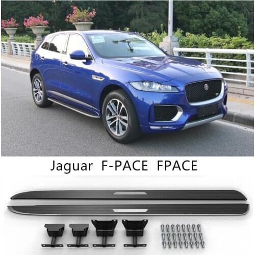 For JAGUAR F-PACE FPACE 2016 2017 2018 2019 2020 Running Boards Side Step Bar Pedals High Quality Nerf Bars Accessories