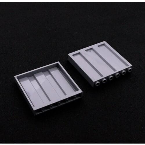 City Military Building Blocks wall 1x6x5 Rail Fence Street View Panel WW2 Technic Accessories Brick Toys compatible with lego