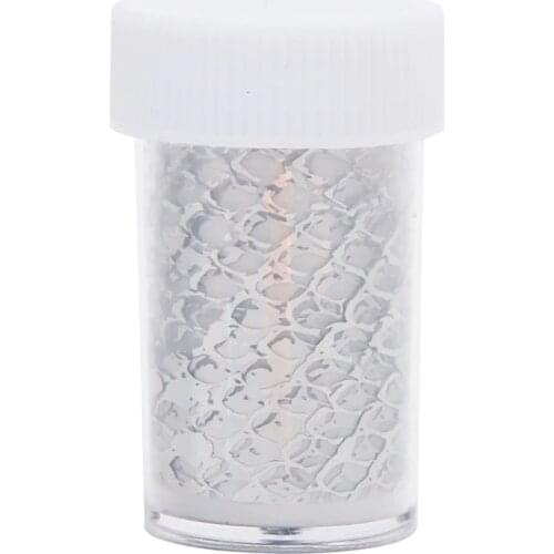 Snake Texturel Laser Nail Foils 100*4cm Manicure Nail Art Transfer Sticker Manicure Nail Accessories 1 bottle