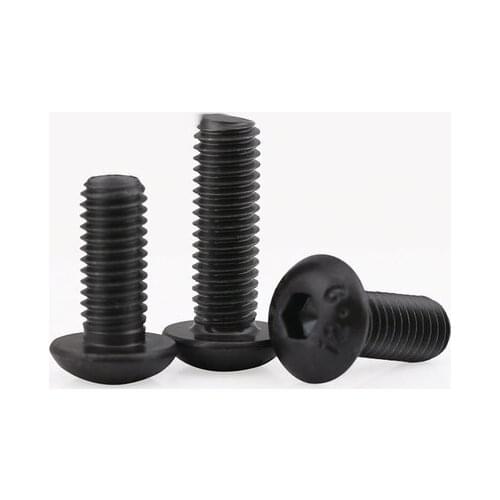 M3x6mm-30mm carbon steel black hexagon socket bolt cup head hex head screws