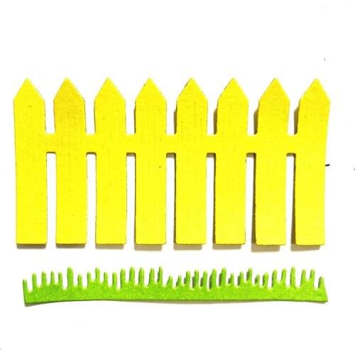 Small courtyard fence grass Metal Cutting Dies DIY Scrapbook Paper Cards Embossing Craft Die Cut handmade craft