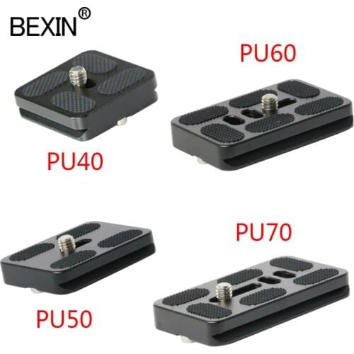 Mini plate camera plate set quick release plate tripod mount adapter dslr stand aluminum plate for DSLRS camera tripod clamp