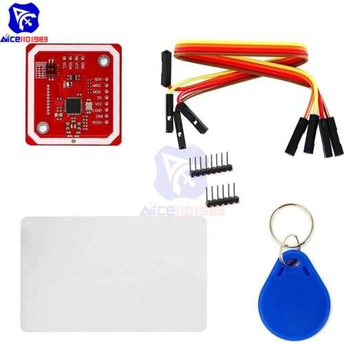 Diymore PN532 NFC NXP RFID Module V3 Kit Communication Reader Module I2C SPI HSU S50 White Card Key Card for Arduino